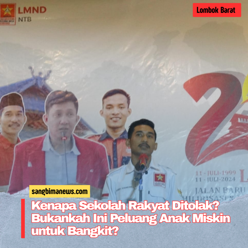 Kenapa Sekolah Rakyat Ditolak? Bukankah Ini Peluang Anak Miskin untuk Bangkit?