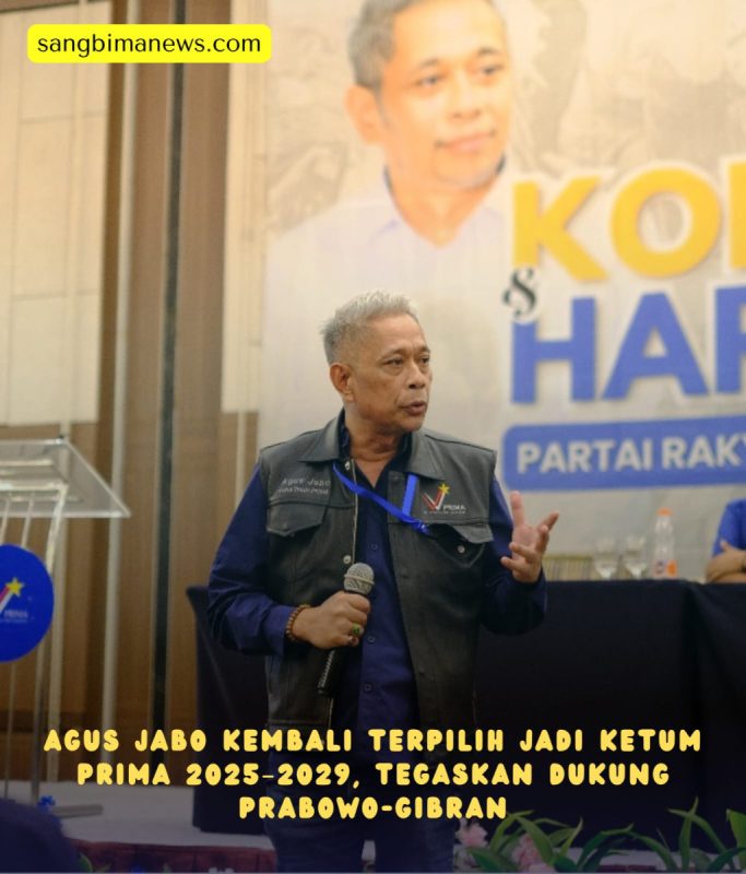 Agus Jabo Kembali Terpilih Jadi Ketum PRIMA 2025–2029, Tegaskan Dukung Prabowo-Gibran